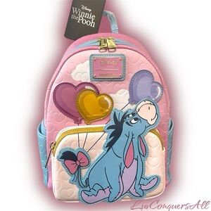 Loungefly Disney Winnie the Pooh Eeyore Balloons Mini Backpack